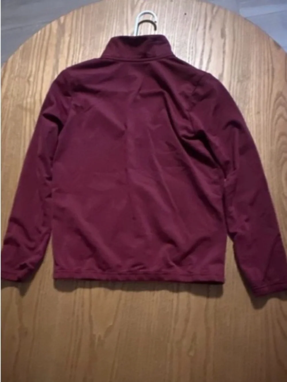 Nike Maroon Track Jacket with White Trim